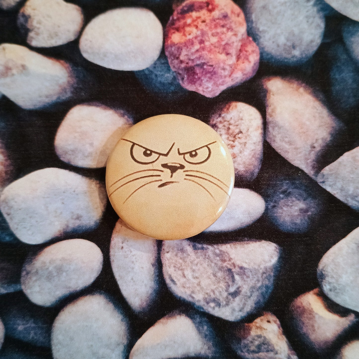 Grumpy Cat pin badge